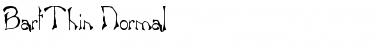 Download BartThin Normal Font Title Preview