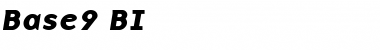 Download Base9 BI Font Title Preview