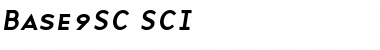 Download Base9SC SCI Font Title Preview