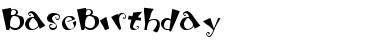 Download Base:Birthday day Font Title Preview