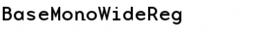 Download BaseMonoWideReg Roman Font Title Preview