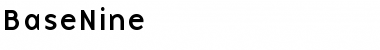 Download BaseNine Roman Font Title Preview