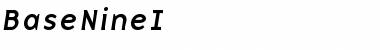 Download BaseNineI Roman Font Title Preview