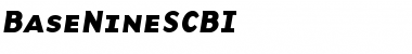 Download BaseNineSCBI Roman Font Title Preview