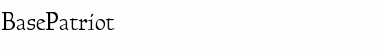 Download Base:Patriot Normal Font Title Preview
