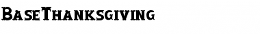 Download Base:Thanksgiving Normal Font Title Preview