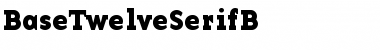 Download BaseTwelveSerifB Roman Font Title Preview