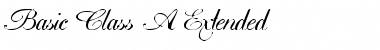 Download Basic Class A Extended Regular Font Title Preview