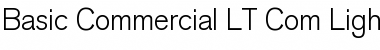 Download Basic Commercial LT Com Light Font Title Preview