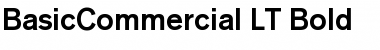 Download BasicCommercial LT Light Bold Font Title Preview