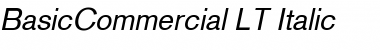 Download BasicCommercial LT Roman Italic Font Title Preview