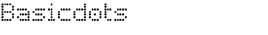 Download Basicdots Regular Font Title Preview