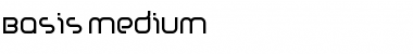 Download Basis Medium Font Title Preview