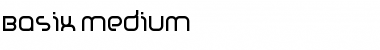 Download Basix Medium Font Title Preview
