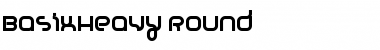 Download BasixHeavy Round Regular Font Title Preview