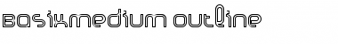 Download BasixMedium Outline Regular Font Title Preview