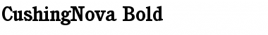 Download CushingNova Bold Font Title Preview