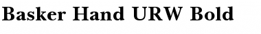 Download Baskerville Handcut Bold Font Title Preview