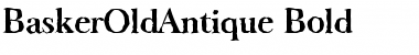Download BaskerOldAntique Bold Font Title Preview