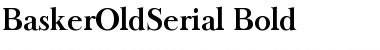 Download BaskerOldSerial Bold Font Title Preview