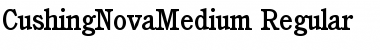 Download CushingNovaMedium Regular Font Title Preview