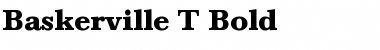 Download Baskerville T Bold Font Title Preview