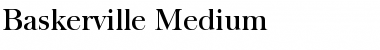 Download Baskerville-Medium Regular Font Title Preview