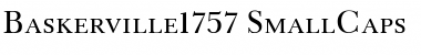 Download Baskerville1757 SmallCaps Font Title Preview