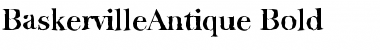 Download BaskervilleAntique Bold Font Title Preview