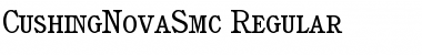 Download CushingNovaSmc Regular Font Title Preview