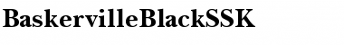 Download BaskervilleBlackSSK Regular Font Title Preview