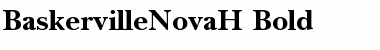 Download BaskervilleNovaH Bold Font Title Preview