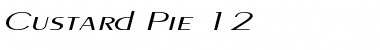Download Custard Pie 12 Italic Font Title Preview