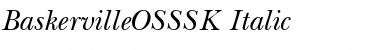 Download BaskervilleOSSSK Italic Font Title Preview