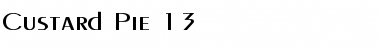 Download Custard Pie 13 Bold Font Title Preview