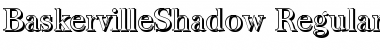Download BaskervilleShadow Regular Font Title Preview