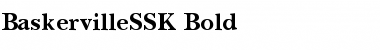 Download BaskervilleSSK Bold Font Title Preview