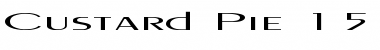 Download Custard Pie 15 Regular Font Title Preview