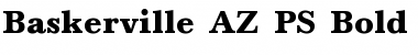 Download Baskerville_A.Z_PS Bold Font Title Preview