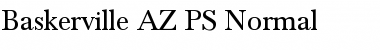 Download Baskerville_A.Z_PS Normal Font Title Preview