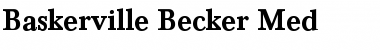 Download Baskerville Becker Med Regular Font Title Preview