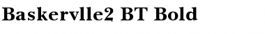 Download Baskervlle2 BT Bold Font Title Preview