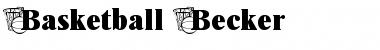 Download Basketball Becker Normal Font Title Preview
