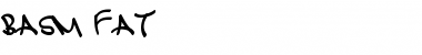 Download basm fat Font Title Preview