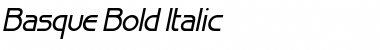 Download Basque Bold Italic Font Title Preview