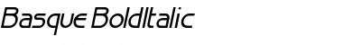 Download Basque BoldItalic Font Title Preview