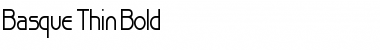 Download Basque Thin Bold Font Title Preview