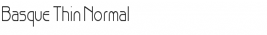Download Basque Thin Normal Font Title Preview