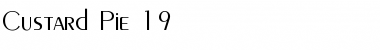 Download Custard Pie 19 Regular Font Title Preview