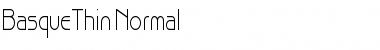 Download BasqueThin Normal Font Title Preview